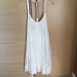 White lace dress